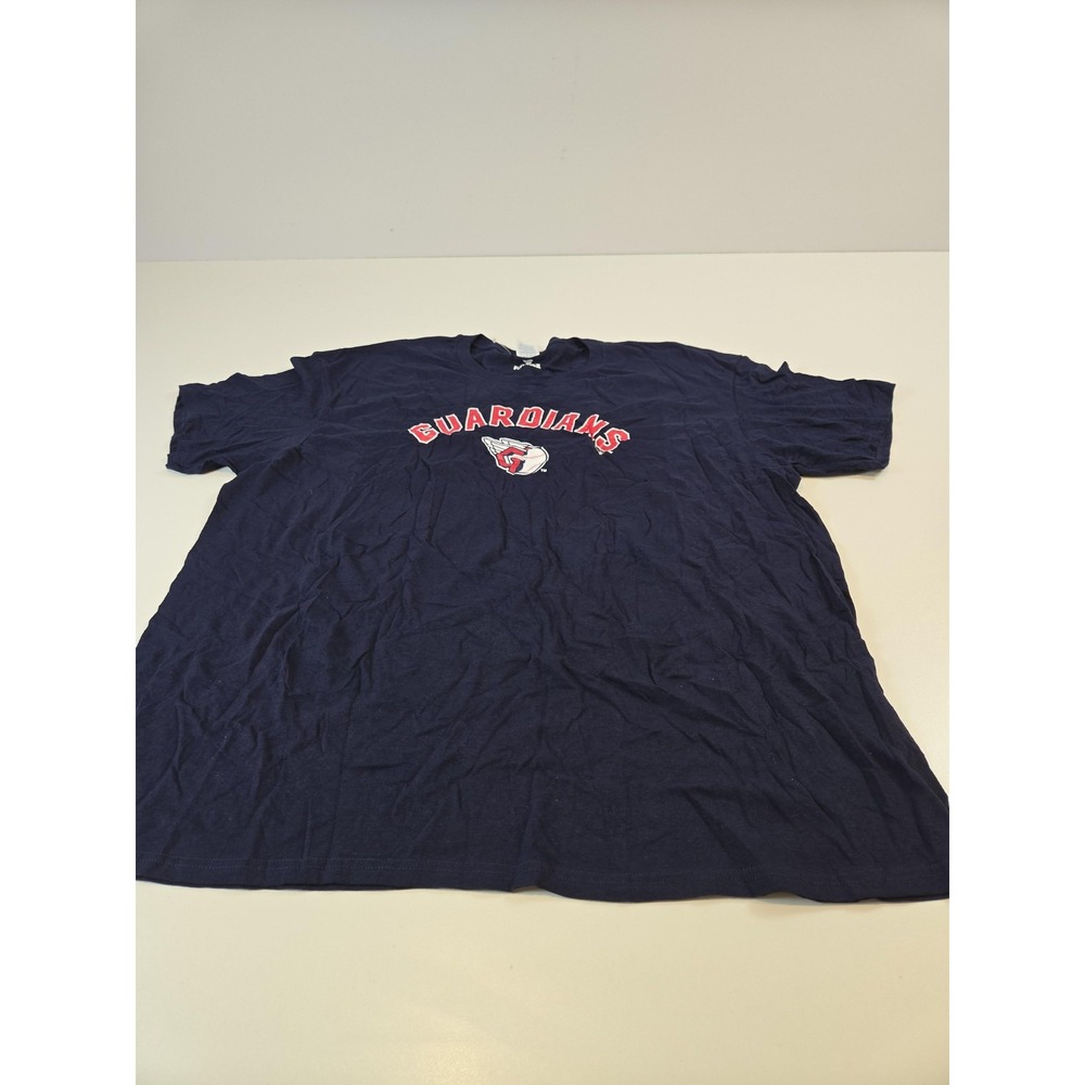 Cleveland Guardians Shirt Mens 3XL Navy MLB Baseball Eason 65 Name Number Tee
